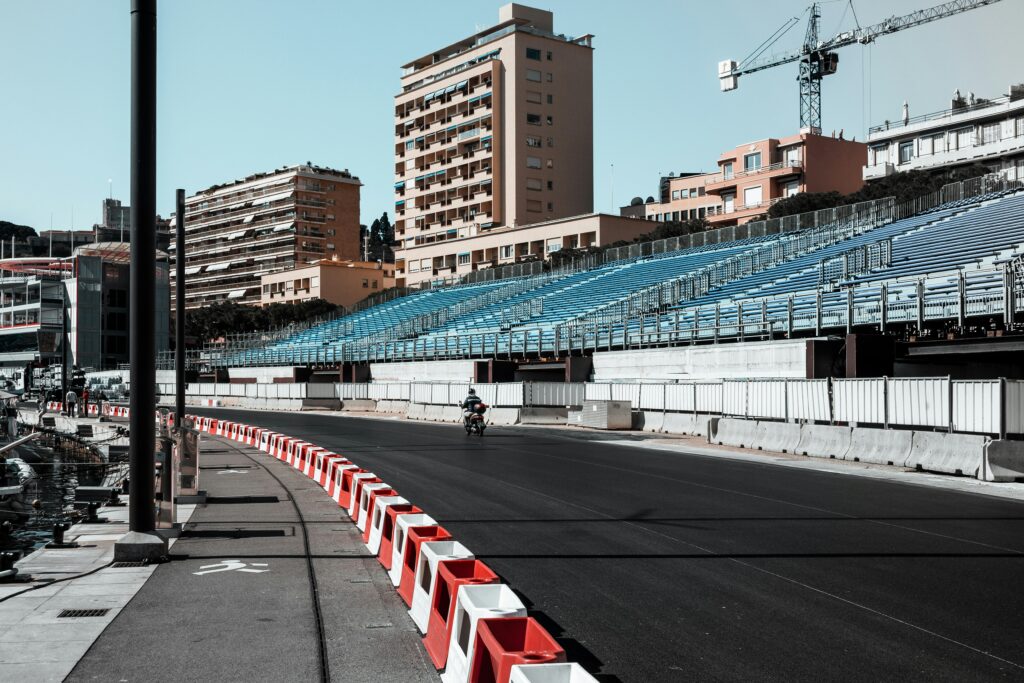 Monaco Grand Prix empty stands