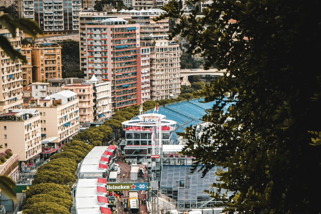 Monaco Grand Prix stands